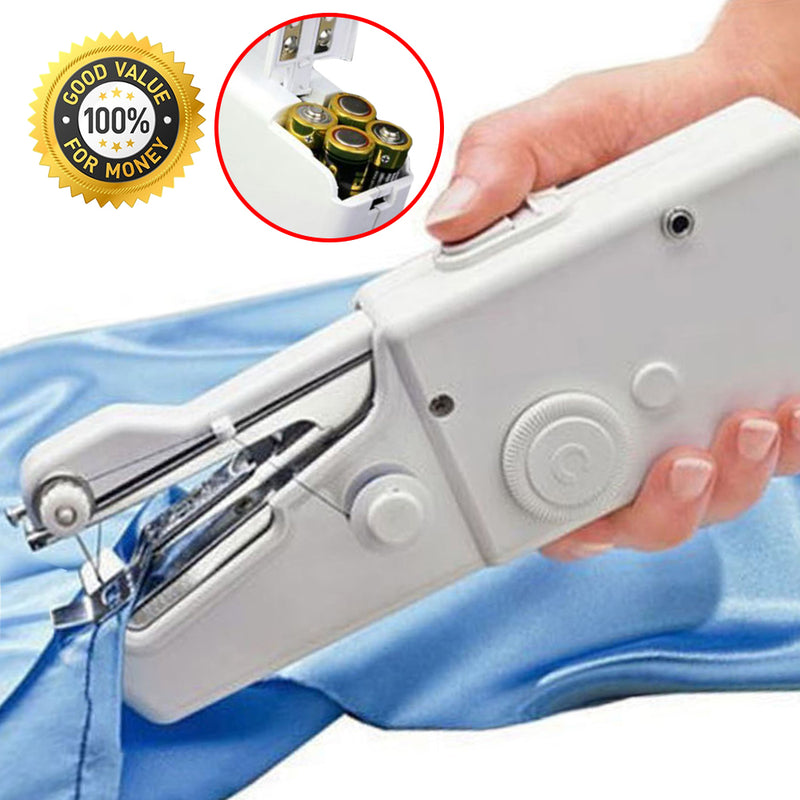 idrop Portable Compact Mini Handheld Cordless Electric Sewing & Stitching Machine
