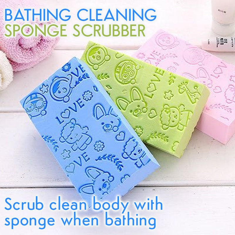 idrop Soft Bathing Cleaning Sponge Brush Scrubber [ 1pc ]