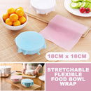 idrop [ 18CM x 18CM ] Food Grade Flexible Stretchable Silicone Wrap [ 1pc ]