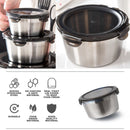 idrop [ 350ml / 550ml ] Food Container Lunch Box Stainless Steel SUS304 / Kotak Simpanan Makanan / 食品容器饭盒不锈钢SUS304