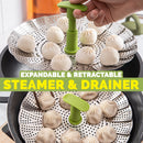 idrop Stainless Steel Steamer & Drainer Foldable Portable Compact Stand