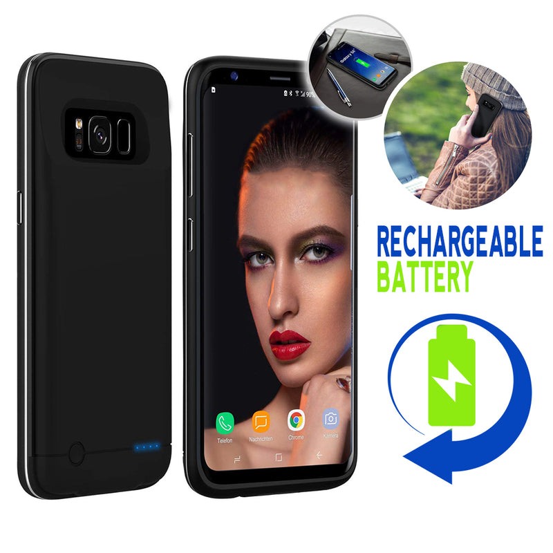 idrop POWER BATTERY 5200 / 4200 mAh Smartphone Case Cover Casing Compatible for S8 & S8 Plus