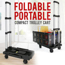 idrop Compact Portable Foldable Trailer Trolley Cart / Troli Lipat Mudah Alih Barang / 紧凑型便携式可折叠拖车手推车