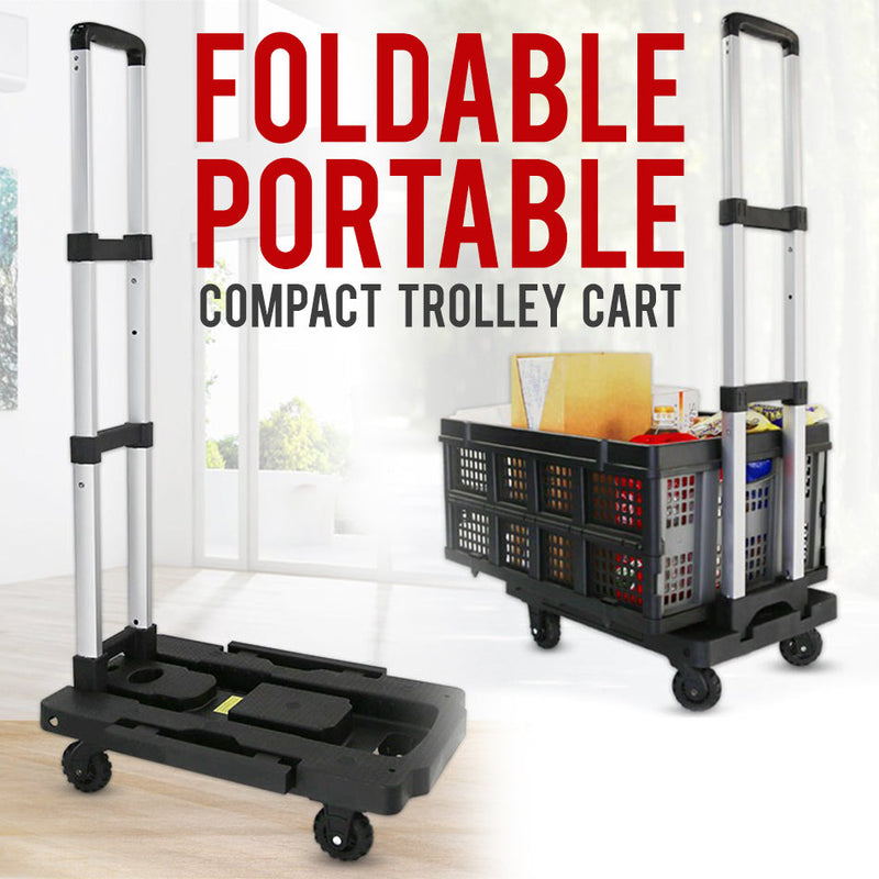 idrop Compact Portable Foldable Trailer Trolley Cart / Troli Lipat Mudah Alih Barang / 紧凑型便携式可折叠拖车手推车