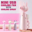 idrop Mini USB Cooling Fan with Cool Water Sprayer