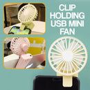 idrop USB Mini Smartphone Tablet Clip Holding Rechargeable Fan