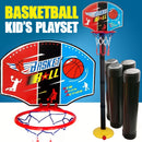 idrop 115CM Kid's Basketball Hoop Stand Game Set with Adjustable Height  [ 48cm~115cm ]