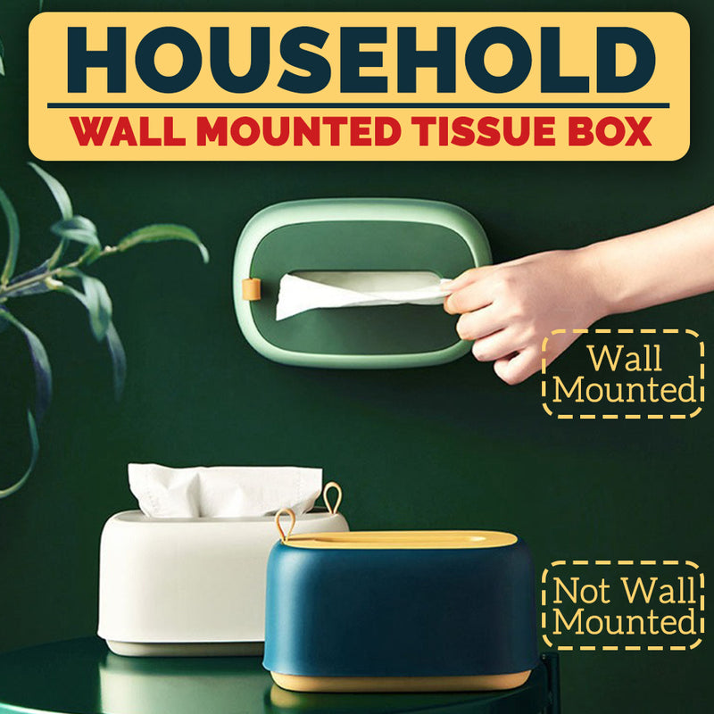 idrop Home & Kitchen Wall Mounted Tissue Box Storage