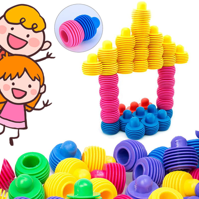 idrop Kids Children Toys - Screw Small Interlocking Colorful Toy Piece