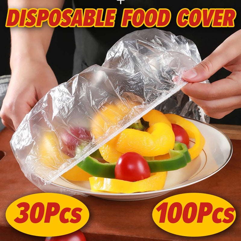 idrop [ 30PCS / 100PCS ] Disposable Multi-use Food Wrap Cover / Plastik Pembungkus Makanan & Pinggan Pakai Buang / 多用保鲜膜30/100个装