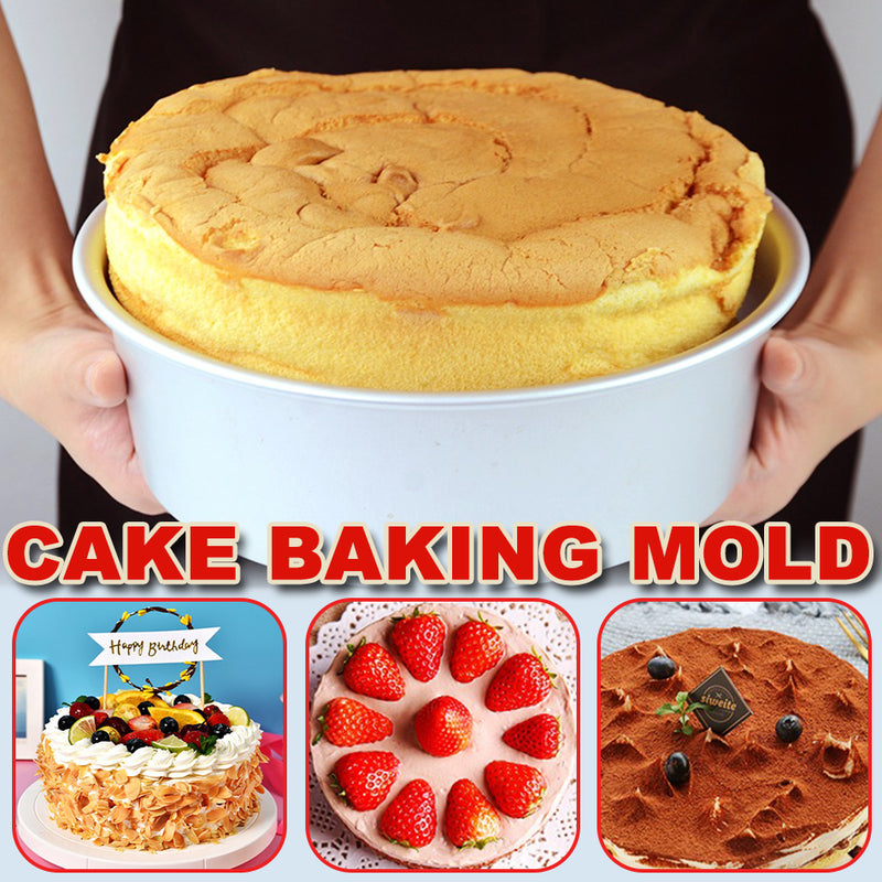 idrop [ 7in / 9in ] Aluminium Live Bottom Round Cake Baking Mold