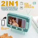 idrop [ 2 IN 1 ] TV Design Tissue Box & Smarphone Holder
