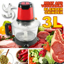 idrop 3L 2-Speed Kitchen Multifunction Electric Meat Vegetable Grinder Blender [ 300W ]