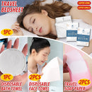 idrop SUPER BUNDLE Disposable Travel Bedsheet Set Bath Towel Face Towel & Paper Soap / Pakai Buang Set Alas Cadar Kati Tuala Mandi Tuala Muka & Kertas Sabun / 套装、一次性旅行床单套装、浴巾、面巾和纸香皂