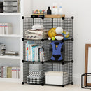 idrop MESH CABINET - 6 Shelving Unit Self Assemble Storage [ JL-SC-097 ]