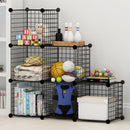 idrop MESH CABINET - 6 Shelving Unit Self Assemble Storage [ JL-SC-097 ]