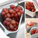 idrop Triangular Multifunctional Kitchen Sink Mount Washing Drainage Storage Basket