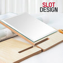 idrop Minimalist Craft Wood Table Makeup Mirror / Cermin Meja Make Up / 长方工艺木镜子