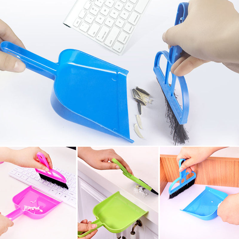 idrop Portable Mini Dustpan Cleaning Sweeping Set