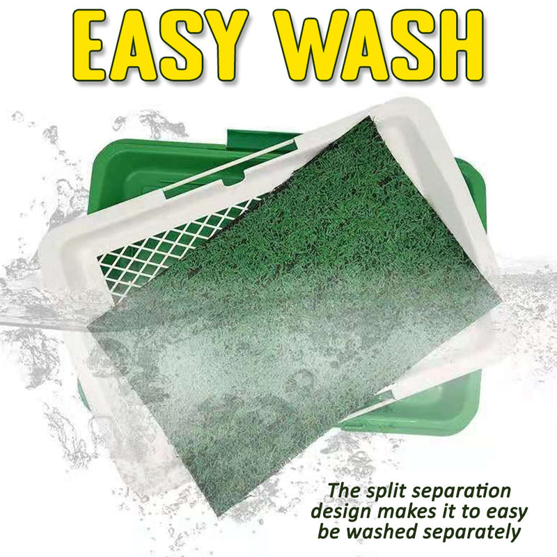 idrop Pet Puppy Potty Training Pad for Dogs Play Fake Grass Toilet Mat / Alas Berak Latihan Haiwan Peliharaan Anjing / 宠物小狗便盆训练垫狗玩假草马桶垫