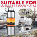 idrop 1100ml Stainless Steel Vacuum Sports Drinking Bottle Flask Container