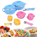 idrop CHILDREN BOWL SET - Eating Set with Spoon and Fork