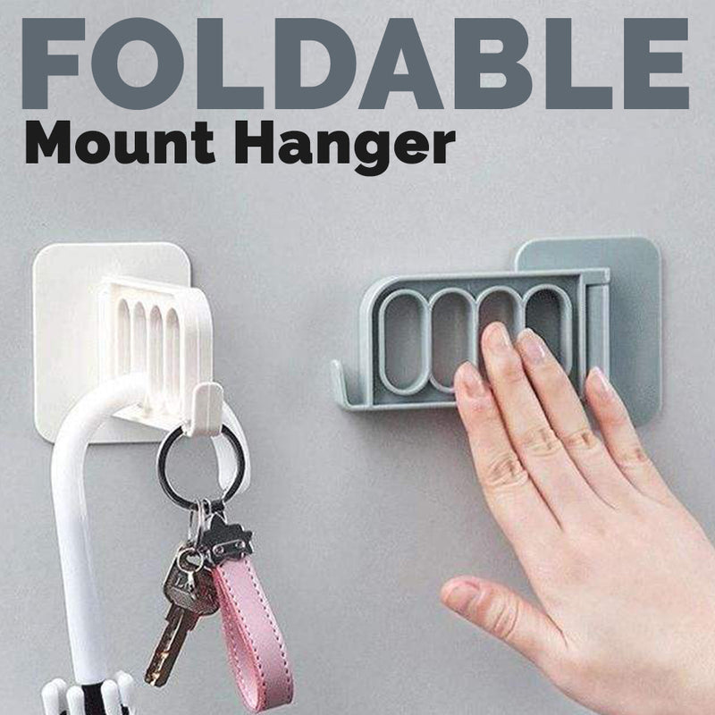 idrop Wall Mounted Foldable Four Hole Hanger Slot