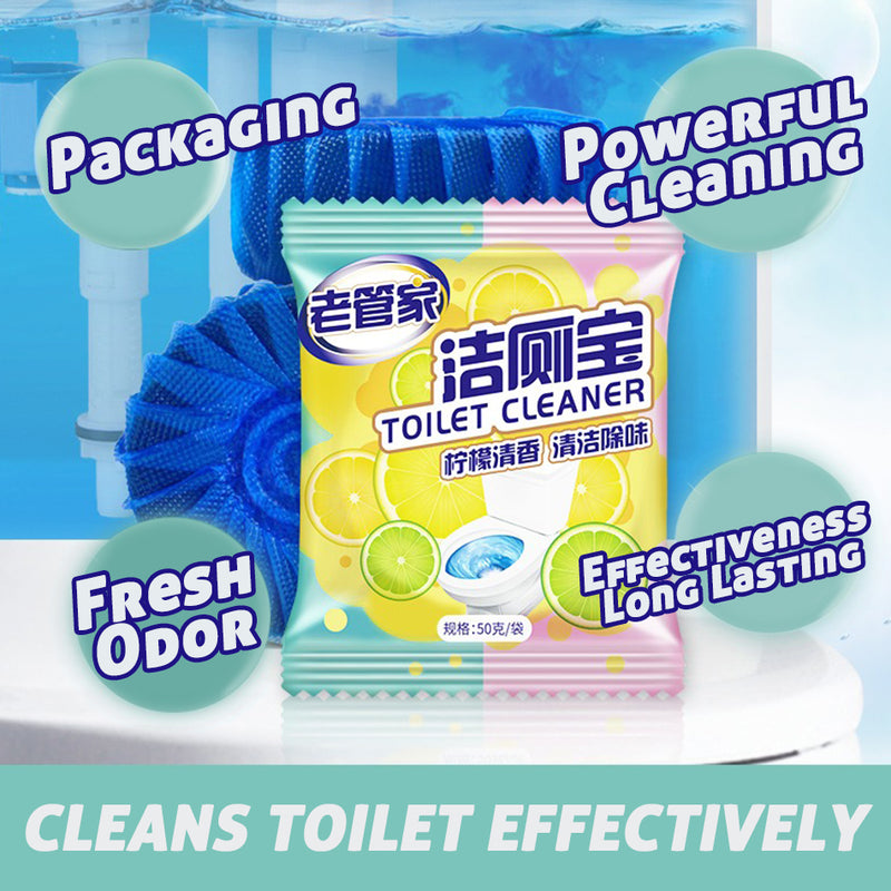 idrop [ 1pc / 5pcs ] Household Toilet Cleaner / Pencuci Mangkuk Jamban Tandas / (1PCS/5PCS)50G洁厕宝(老管家)