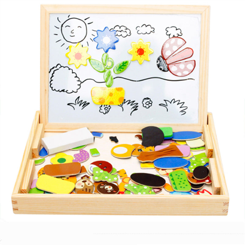 idrop Children Interactive Drawing & Playing Magnetic White & Black Board