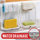 idrop Kitchen Sink Countertop Sponge Soap & Rag Cloth Mini Drainage Storage Rack