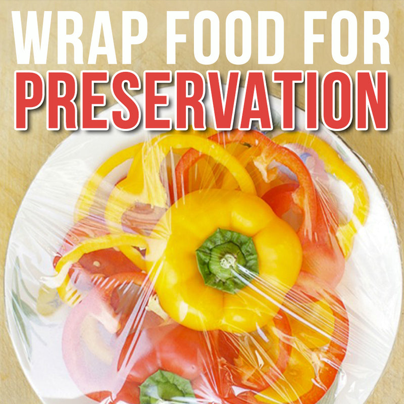 idrop [ 20M x 30CM ] Clear Wrap Transparent Food and Item Wrapping Plastic Packaging