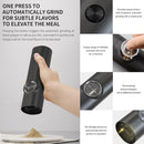 idrop Electric Salt Pepper Grinder Battery Operated / Pengisar Lada dan Perencah Elektrik / 家用电动研磨器厨房自动按压式磨胡椒粒花椒海盐孜然调料瓶