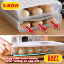 idrop Kitchen Stackable Egg Storage Box Tray [ 25cm x 30.5cm x 6cm ] [ 1PC ]
