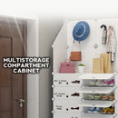 idrop Self Assemble Multi Storage Shoe Compartment Cabinet