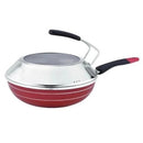 idrop DUSHITAITAI 34CM Cooking Frying Pan with Lid Cover and Handle