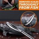 idrop Fish Scale Planer Scraper Scale Remover SUS304 Stainless Steel / Pengupas Sisik Ikan / 304不锈钢鱼鳞刨