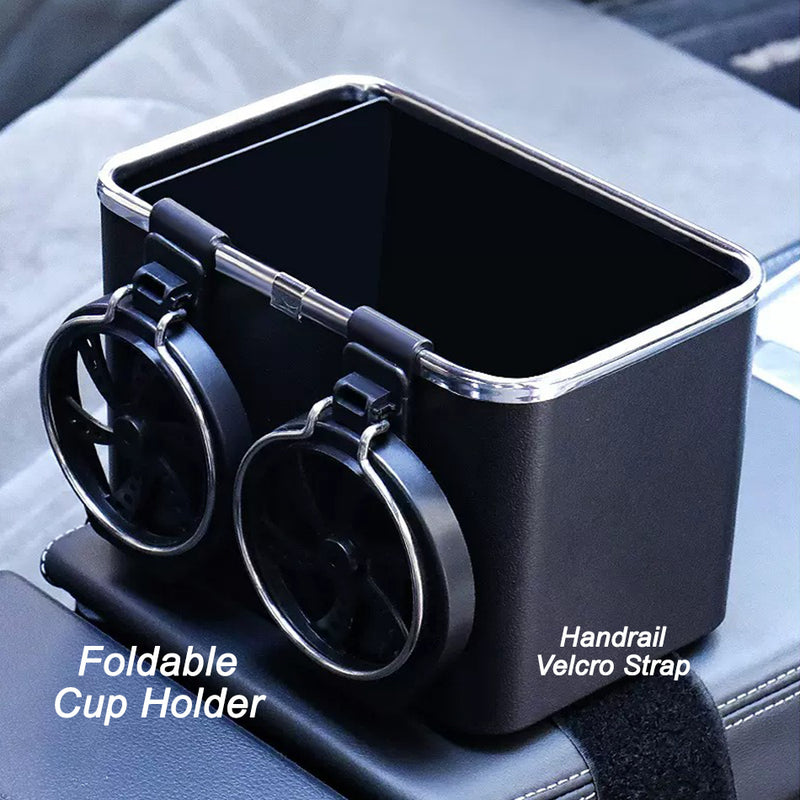 idrop Car Armrest Tissue Box Smartphone & Cup Bottle Holder / Kotak Simpanan Tisu Telefon Pintar & Botol Cawan / 车载多功能收纳盒