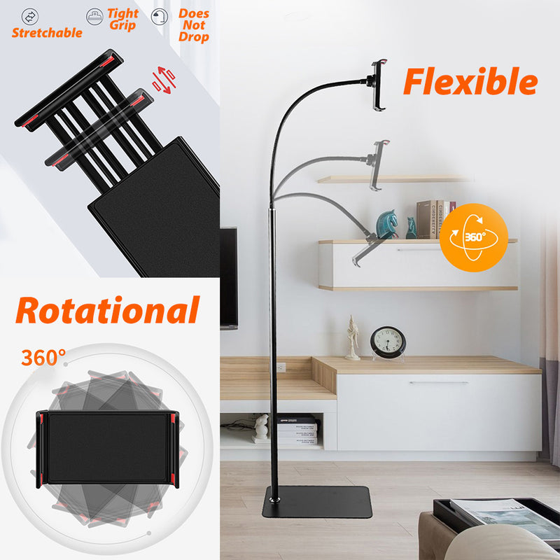 idrop Smartphone & Tablet Device 360° Holder Multifunction Floor Stand