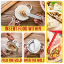 idrop Stainless Steel Dumpling Karipap Making Mold Currypuff Maker