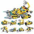 idrop [ ENLIGHTEN ] TRANSFORM MECHA Construction Robot Transformer Toy