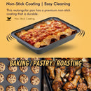 idrop ROASTER PAN Premium Non Stick Coating Easy Cleaning Pan [ 37CM X 25.5CM X 5CM ]