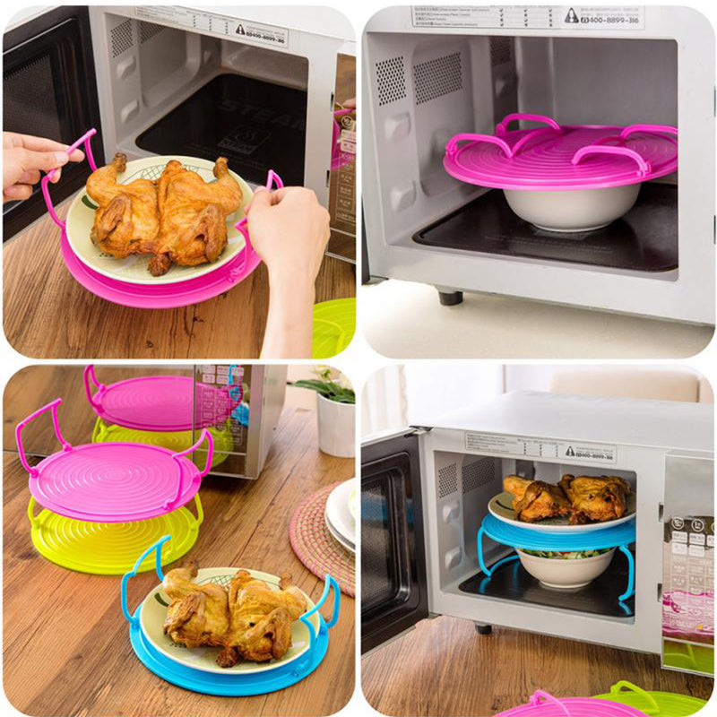 idrop MICROWAVE TRAY - Foldable Kitchen Food Rack