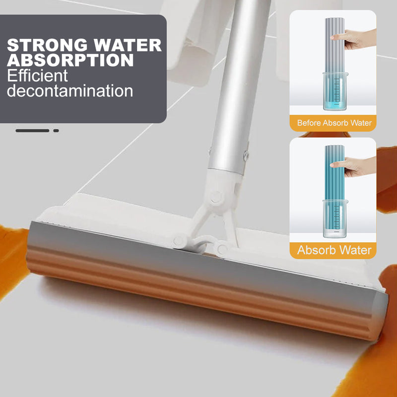 idrop Mini Short Handle Water Absorbent Foldable Cleaning Mop / Mop Cuci Pendek Serap Air dan Senang Perah / 迷你短柄吸水可折叠清洁拖把
