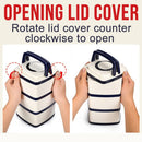 idrop [ 3 LAYER ] 14CM Stainless Steel Japanese Style Food Lunch Box / Bekas Makanan 3 Lapis / (三层)14CM日式保真空提篮(饭格)(方形 )(304)