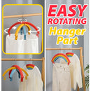 idrop Rotary Rotating Rainbow Clothes Hanger / Penyangkut Baju Pelangi Boleh Putar / 旋转彩虹衣架