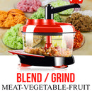 idrop Multifunctional Hand Manual Kitchen Food Grinder & Blender