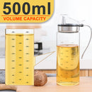 idrop 500ml Sauce & Seasoning Glass Kitchen Jar Container