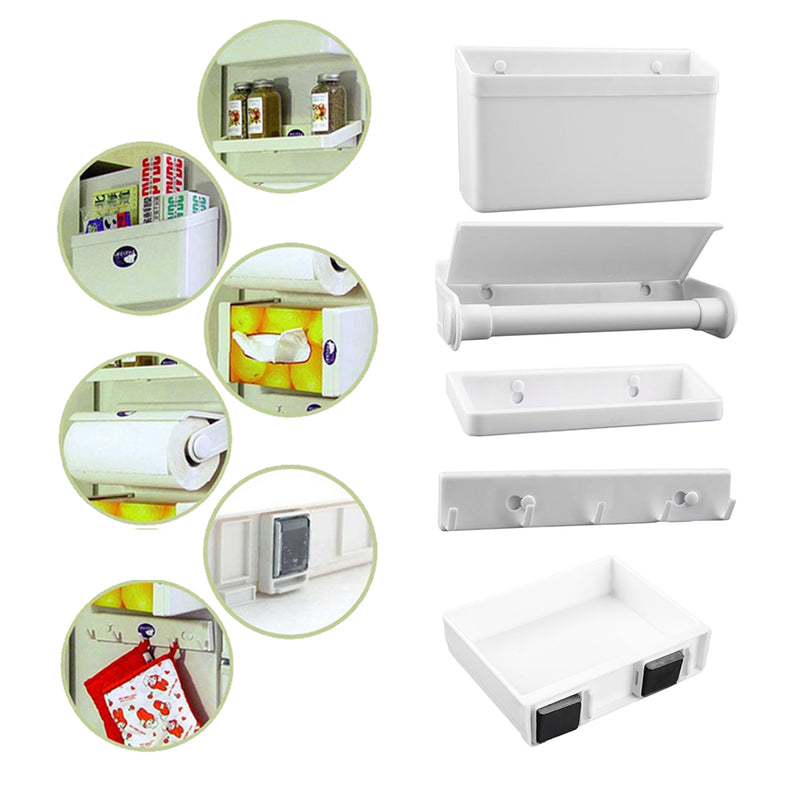 idrop 5 IN 1 Magnetic Refrigerator Storage Rack