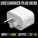 idrop USB Charger Plug Head AU [ Australia Regulation Standard ]