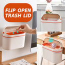 idrop Wall Mounted Trash Bin / Tong Sampah Gantung / (强力胶)壁挂垃圾桶(桌面收纳桶)